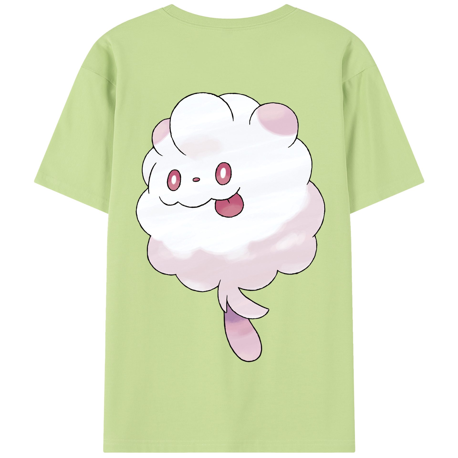 （画像用） ポケットモンスター Pokémon 綿100％半袖Tシャツ（背面プリント）